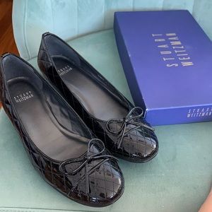 NEW patent leather ballet flat Stuart weitzman
